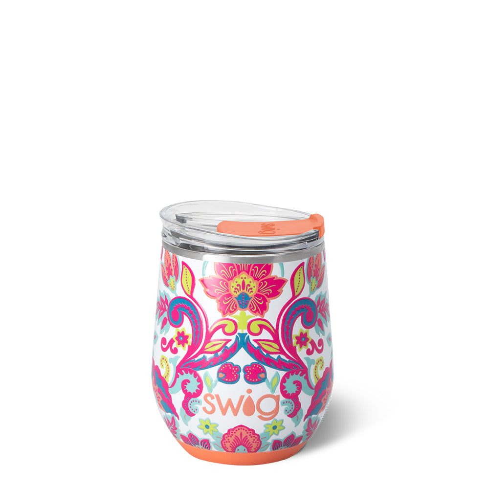 Swig Flourish Stemless Wine 12oz