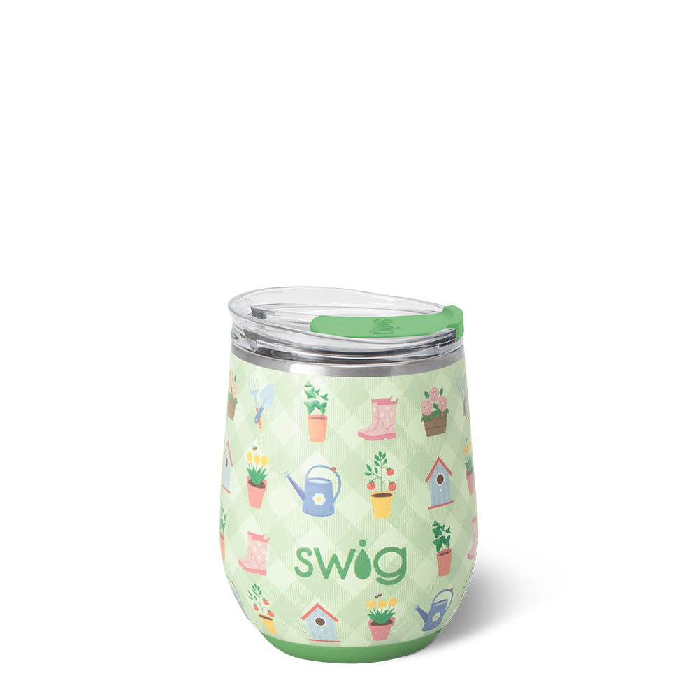 Swig Green Thumb Stemless Wine 12oz