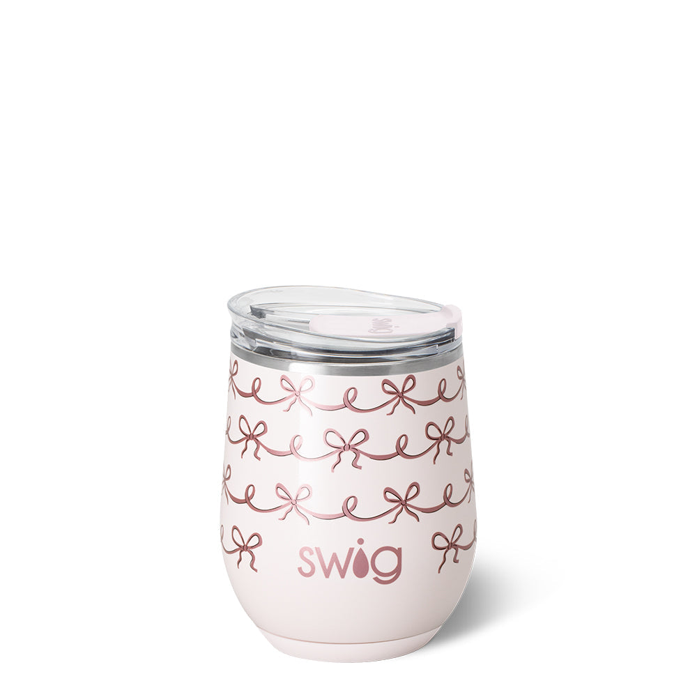 Swig Pretty In Pink Stemless Wine 12oz