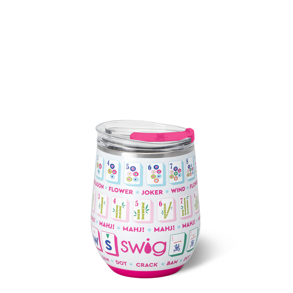 Swig Mahjong Stemless Wine 12oz