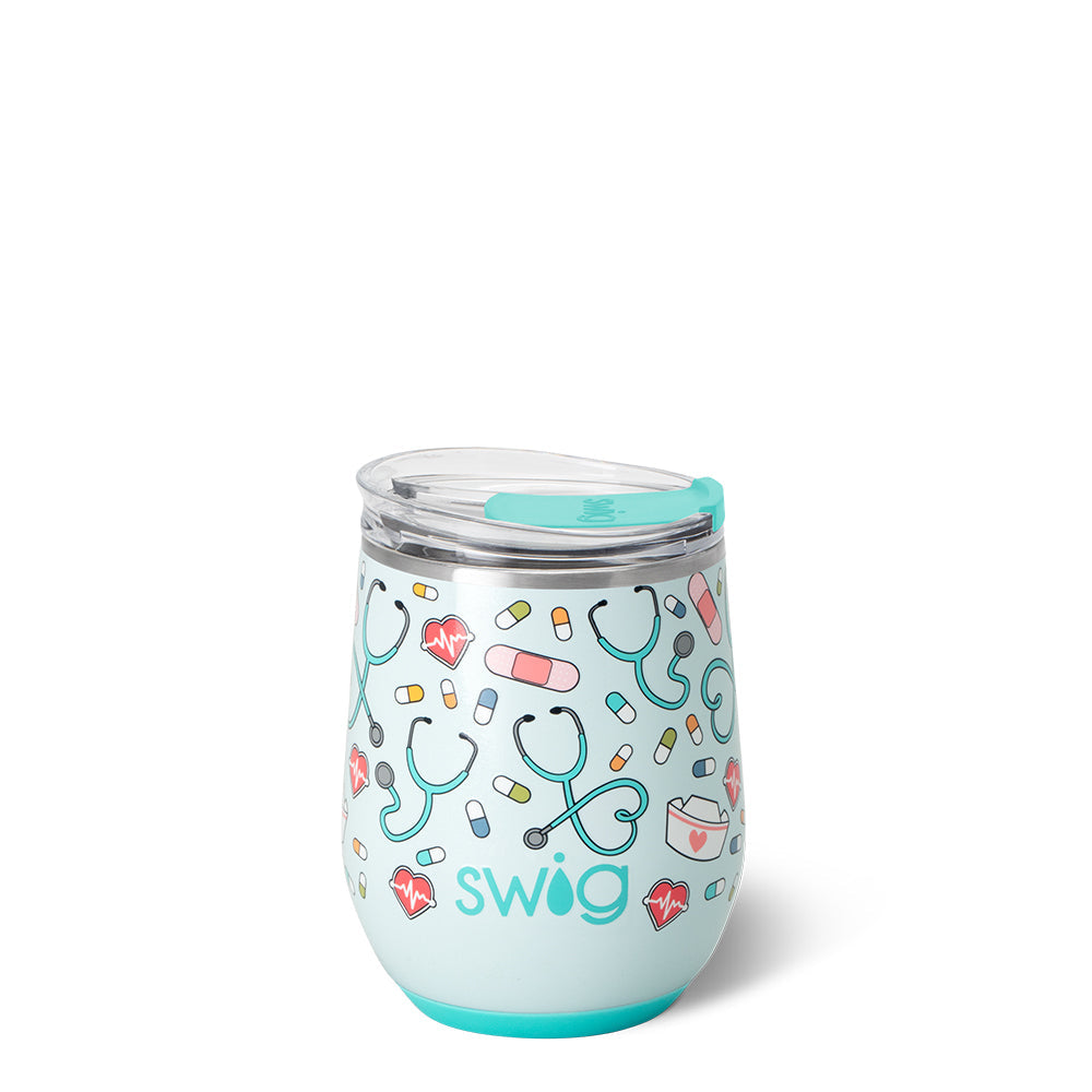 Swig Scrub Life Stemless Wine 12oz