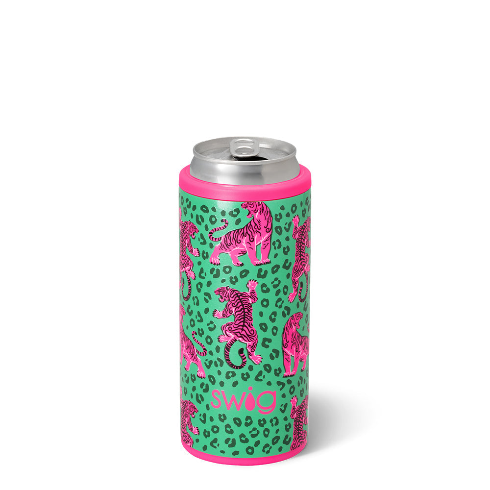Swig Easy Tiger Skinny Can Cooler 12oz