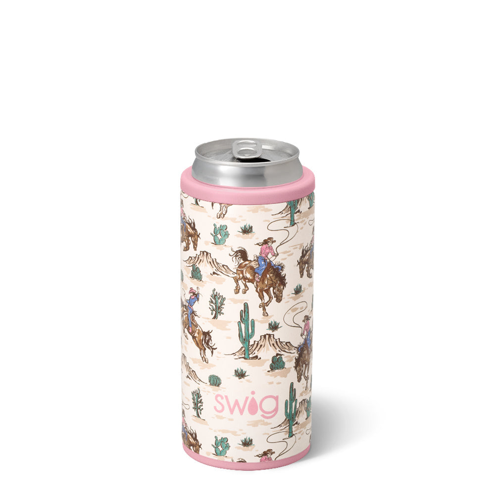 Swig Giddy Up Skinny Can Cooler 12oz