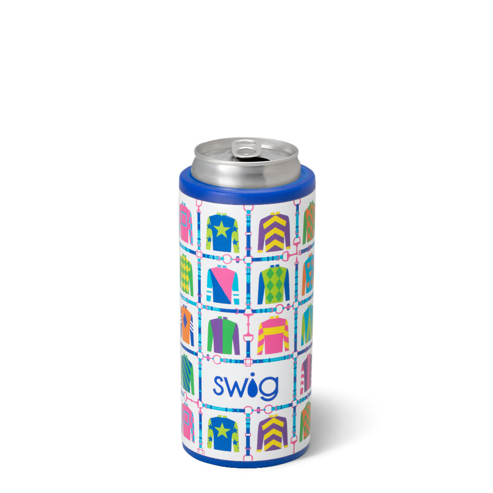 Swig Jockey Club Skinny Can Cooler 12oz