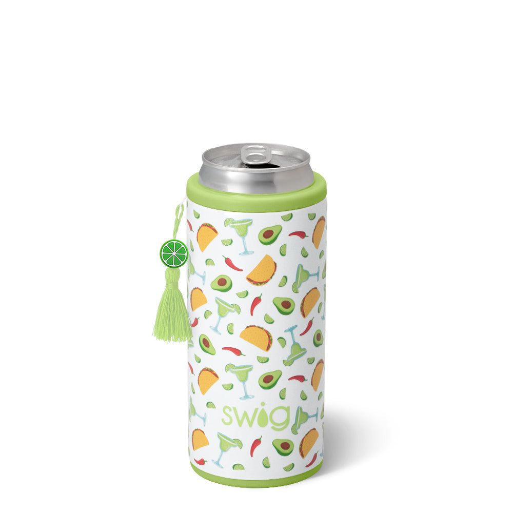 Swig Taco Night Skinny Can Cooler 12oz