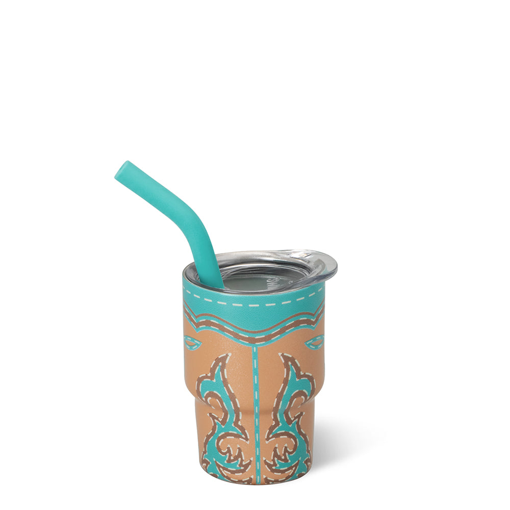 Swig Boot Scootin' Turquoise Swig Shot 2oz