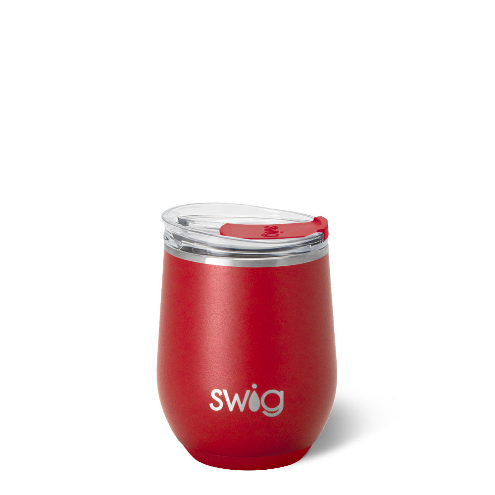 Swig Crimson Stemless Wine 12oz