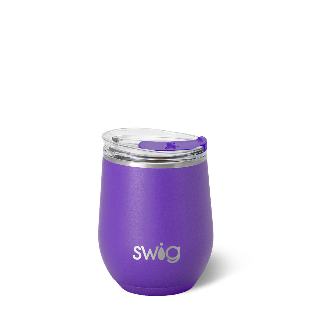 Swig Purple Stemless Wine 12oz