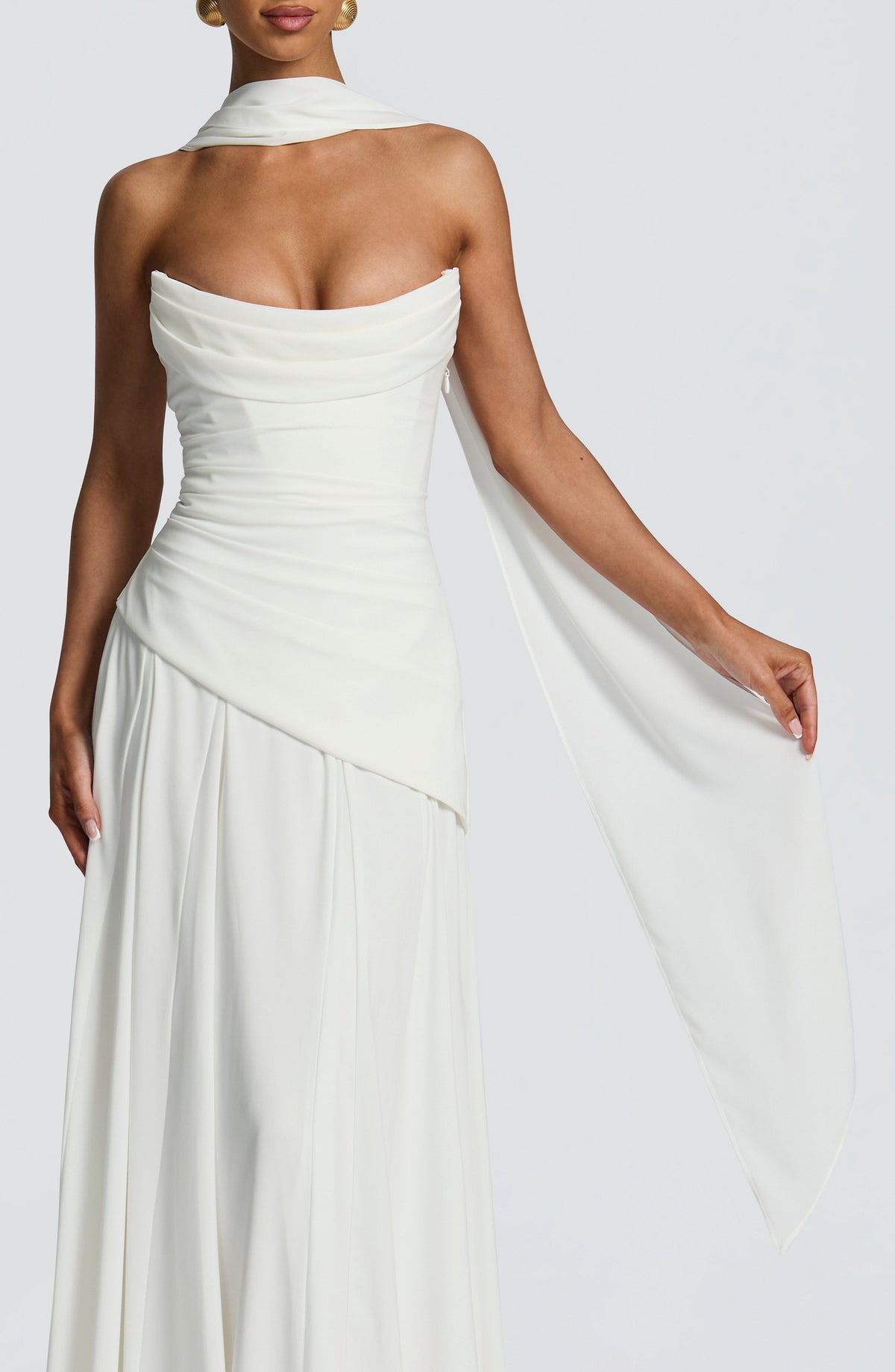 Mila Scarf - Ivory