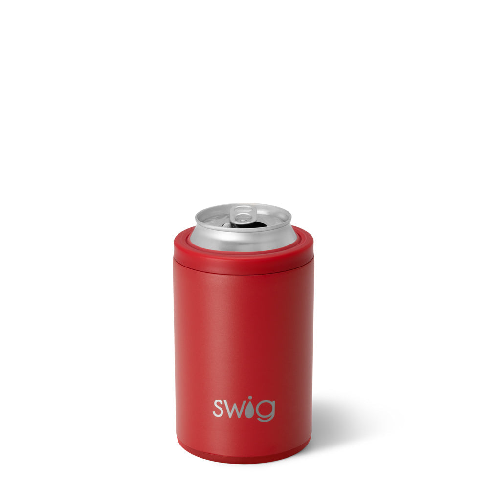 Swig Crimson Can + Bottle Cooler 12oz