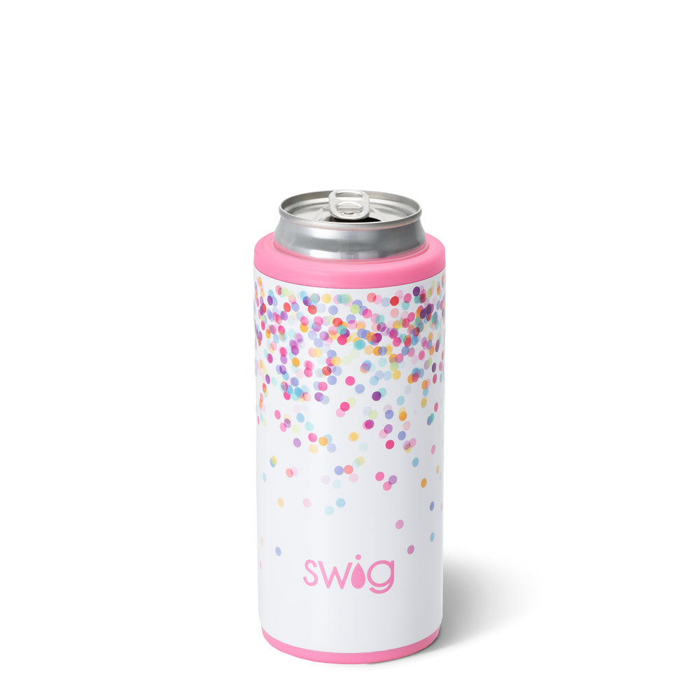 Swig Confetti Skinny Can Cooler 12oz