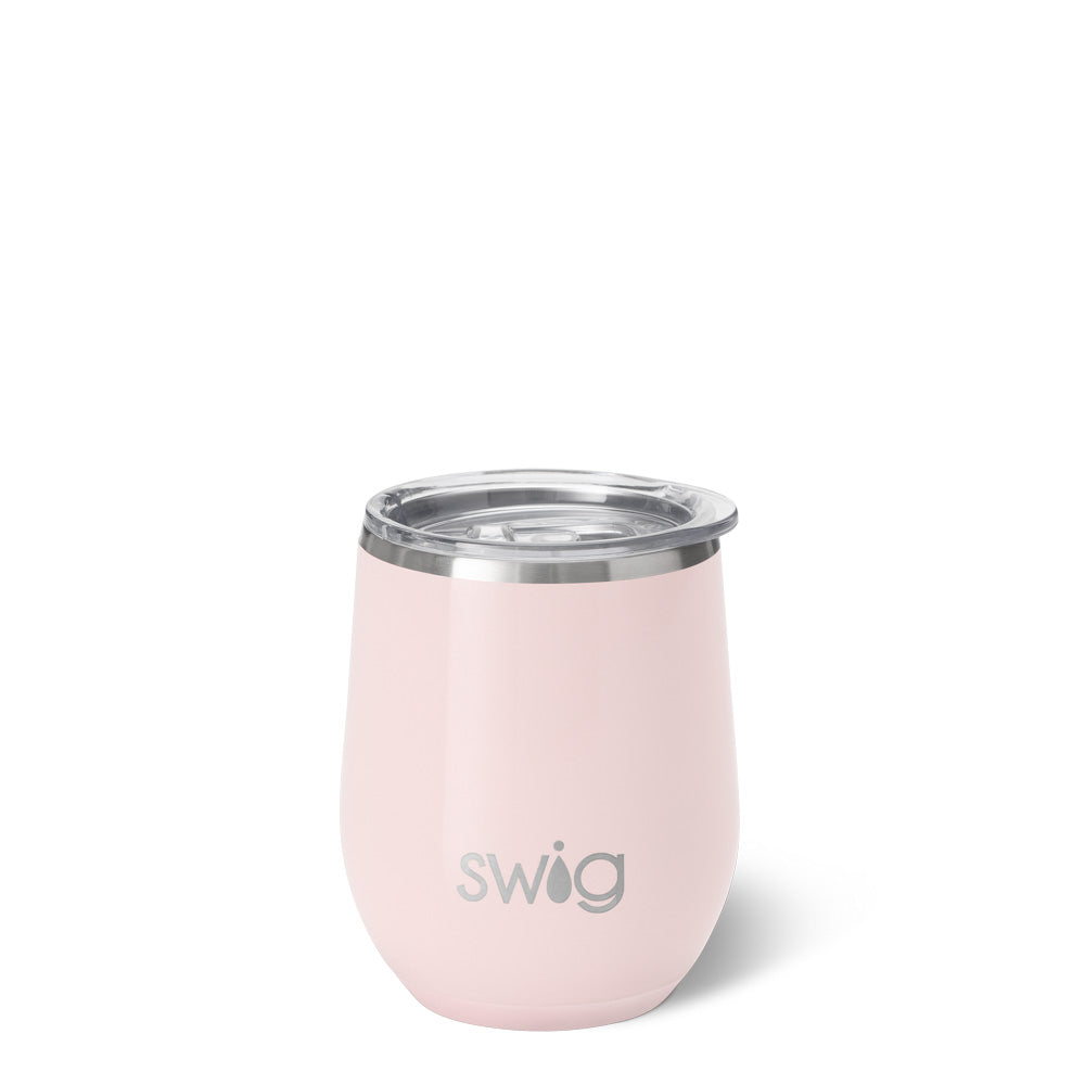 Swig Shimmer Ballet Stemless Wine 12oz