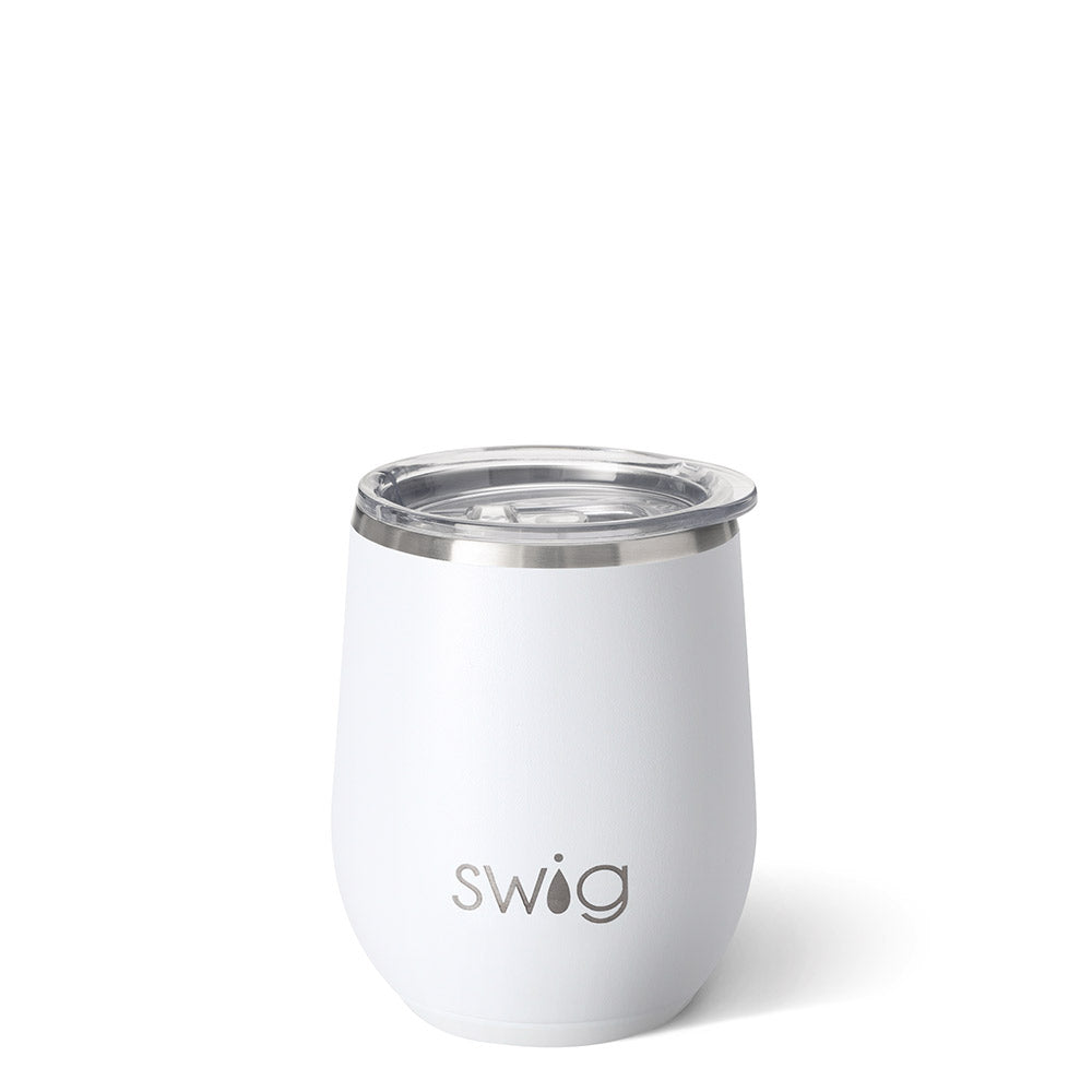 Swig White Stemless Wine 12oz